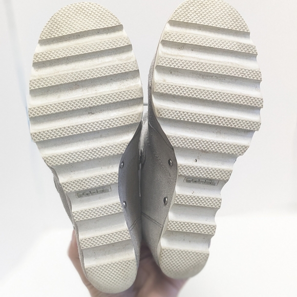 Sorel Suede Joan Of Arc Wedge Boots - Picture 14 of 16